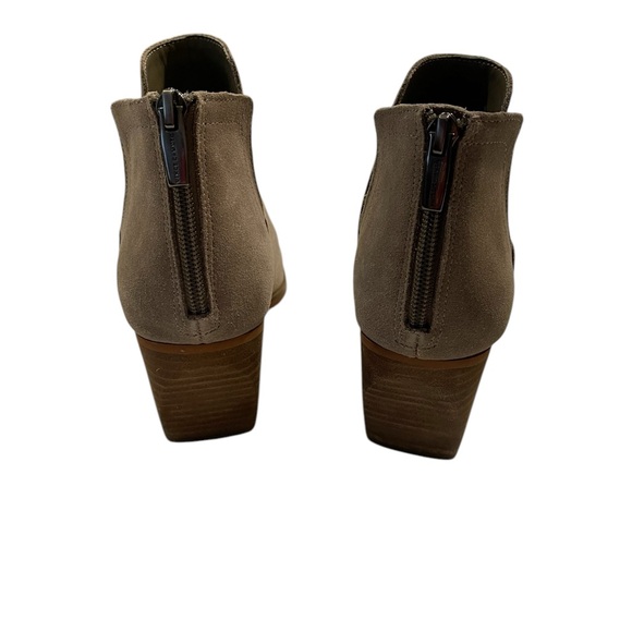 Vince Camuto Women's Beige Suede Ankle Boots - Picture 4 of 9